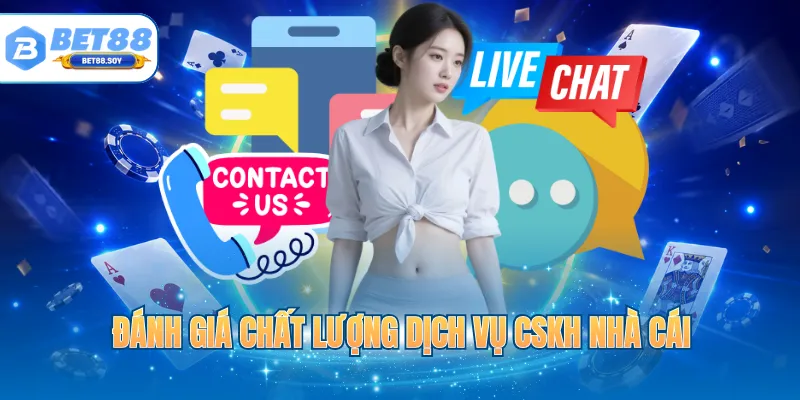 Đánh giá tổng quan chung về chất lượng dịch vụ CSKH nhà cái