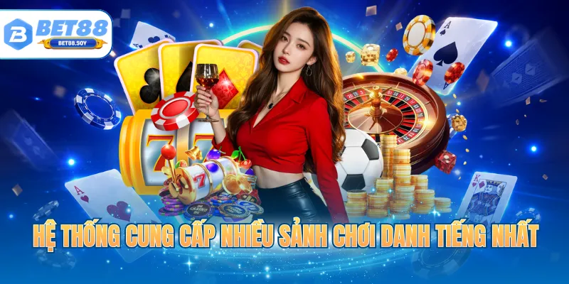 Hệ thống cung cấp nhiều sảnh chơi danh tiếng nhất